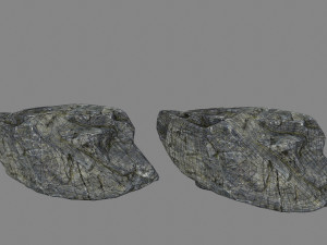 cliff rocks Model 3D