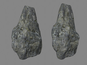 cliff rocks Model 3D