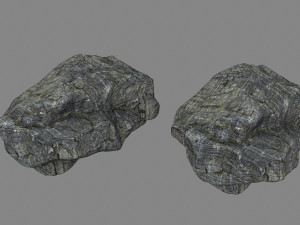 cliff rocks Model 3D