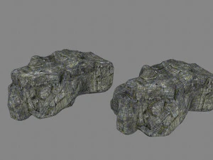 cliff rocks 3D Model