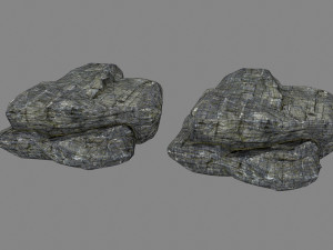 cliff rocks Model 3D