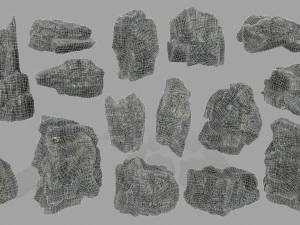 cliff rocks 3D Model