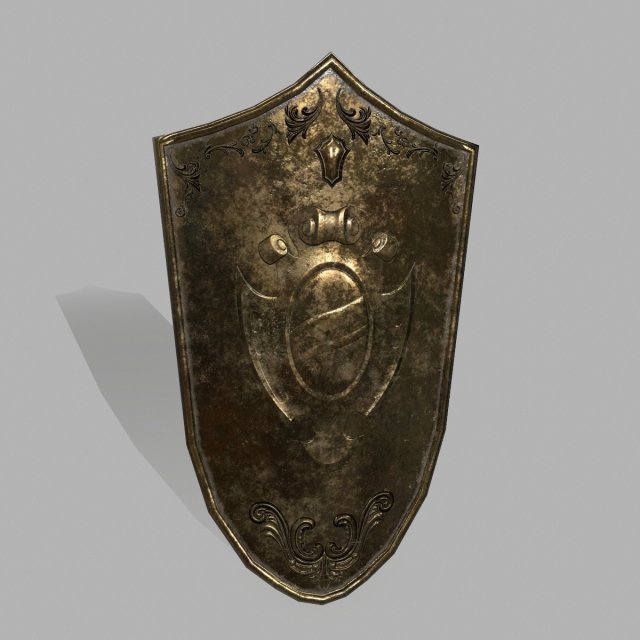 shield1 Modelo 3D .c4d .max .obj .3ds .fbx .stl .blend 