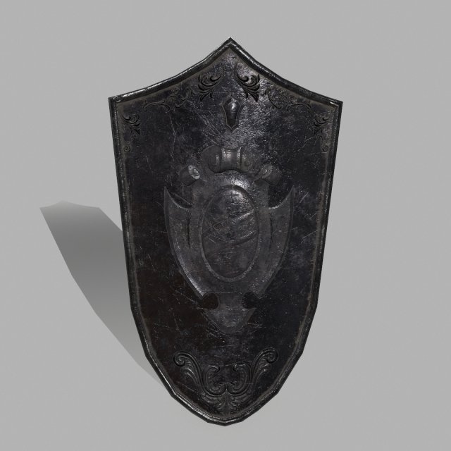 shield1 3D Модель .c4d .max .obj .3ds .fbx .stl .blend