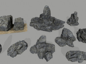 rocks Modelo 3D