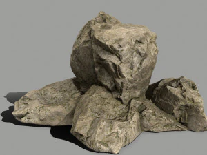 desert rocks 3D Model
