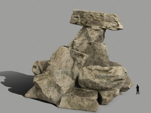 desert rocks 3D 模型