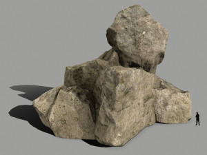 desert rocks 3D 模型