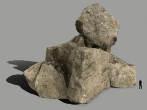 desert rocks 3D Model