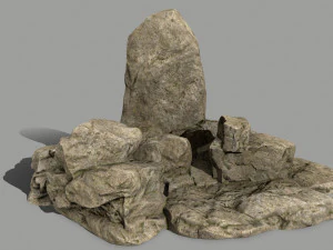 desert rocks 3D Model