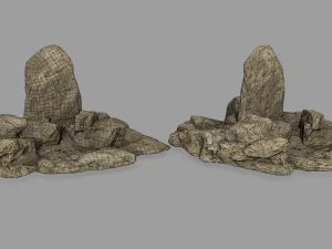 desert rocks 3D Model