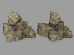 desert rocks 3D Model