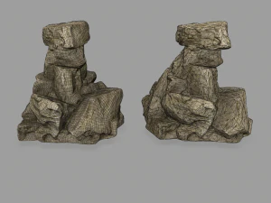 desert rocks 3D Model