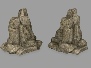 desert rocks 3D Model