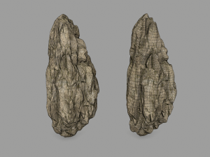 desert rocks 3D 模型