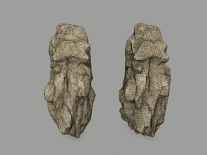 desert rocks 3D 模型