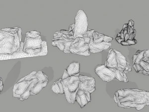 desert rocks 3D Model