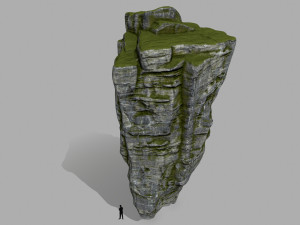 mossy rocks 3D 模型