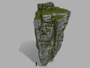 mossy rocks 3D Model