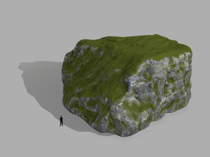mossy rocks 3D 模型