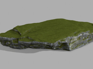 mossy rocks 3D 模型