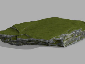 mossy rocks 3D Model