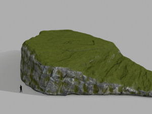 mossy rocks 3D 模型
