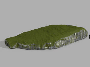 mossy rocks 3D Model