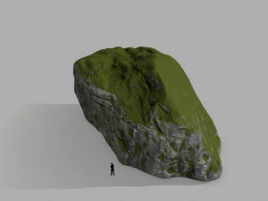 mossy rocks 3D Model