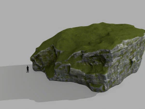 mossy rocks 3D Model