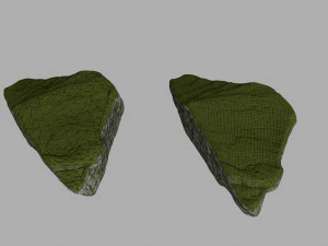 mossy rocks 3D Model