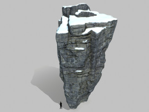 snow rocks 3D Модель