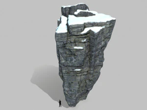snow rocks 3D Model