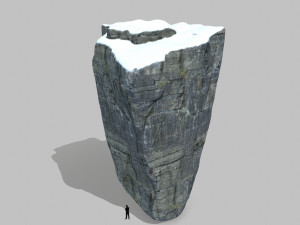 snow rocks 3D Модель