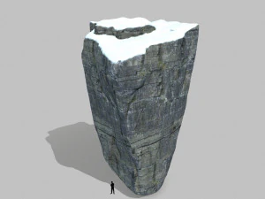 snow rocks 3D Model