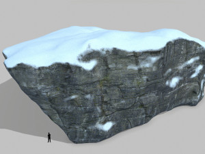 snow rocks 3D Модель