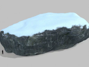 snow rocks 3D Model
