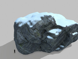 snow rocks 3D Модель