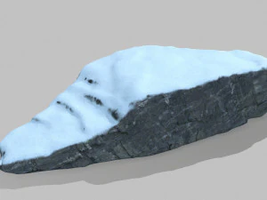 snow rocks 3D Model