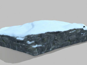 snow rocks 3D Model