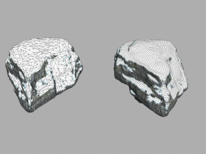 snow rocks 3D Модель