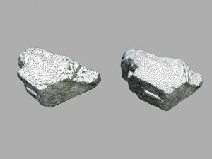 snow rocks 3D Модель