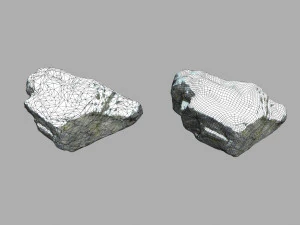 snow rocks 3D Model