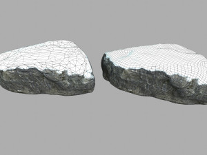 snow rocks 3D Модель