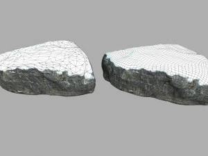 snow rocks 3D Model