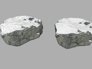 snow rocks 3D Модель