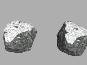 snow rocks 3D Модель