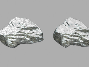 snow rocks 3D Модель