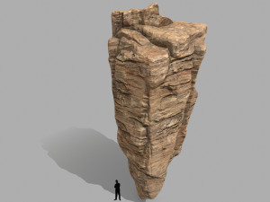 desert rock Modello 3D