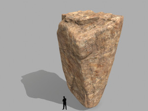 desert rock Modello 3D